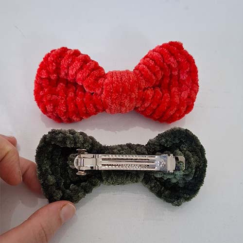 تصویر گیره سر بافتنی 